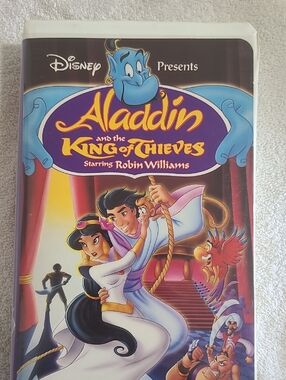 Disney Aladdin and the King of Thieves VHS — Purple, Blue, Gold